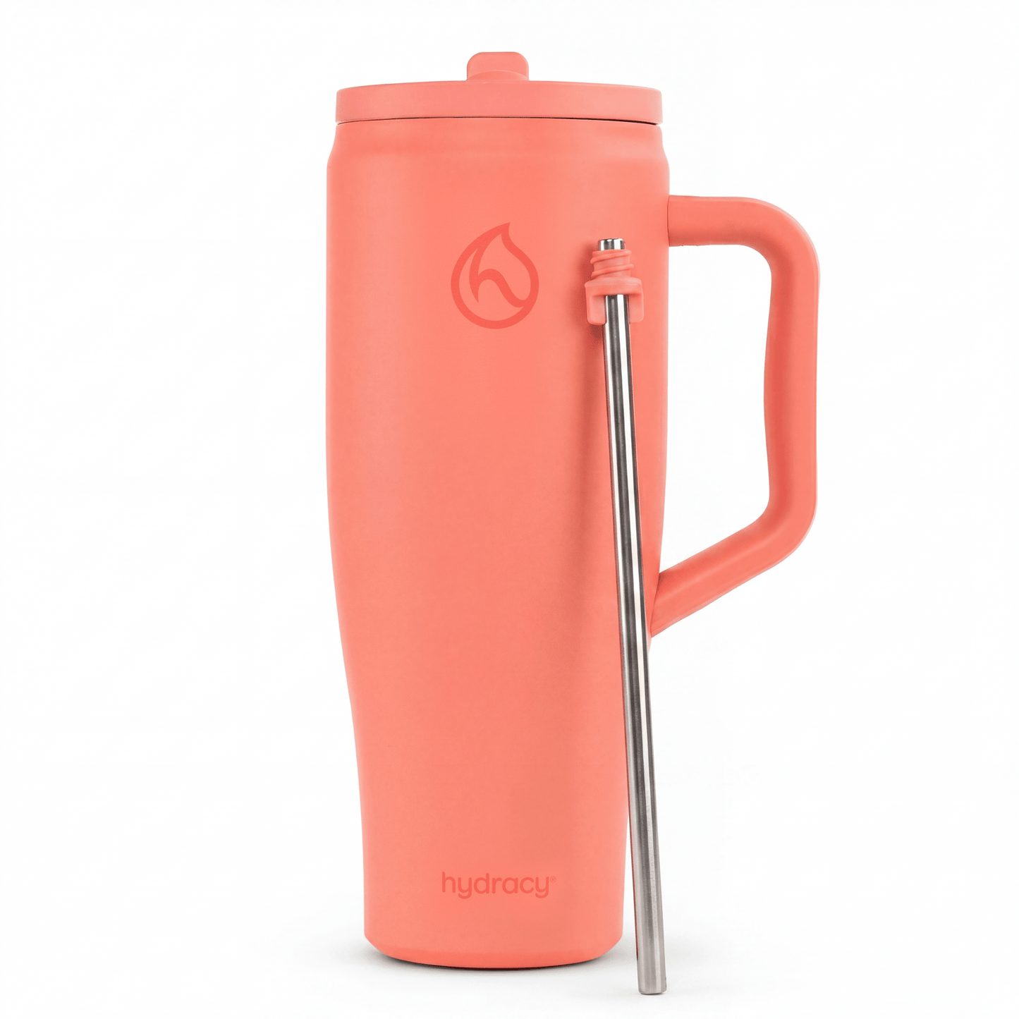 Hydracy Soulmate 40oz Insulated Tumbler with Handle & Straw — IceVault Triple Insulation, BPA-Free, Leakproof Lid, Dishwasher Safe