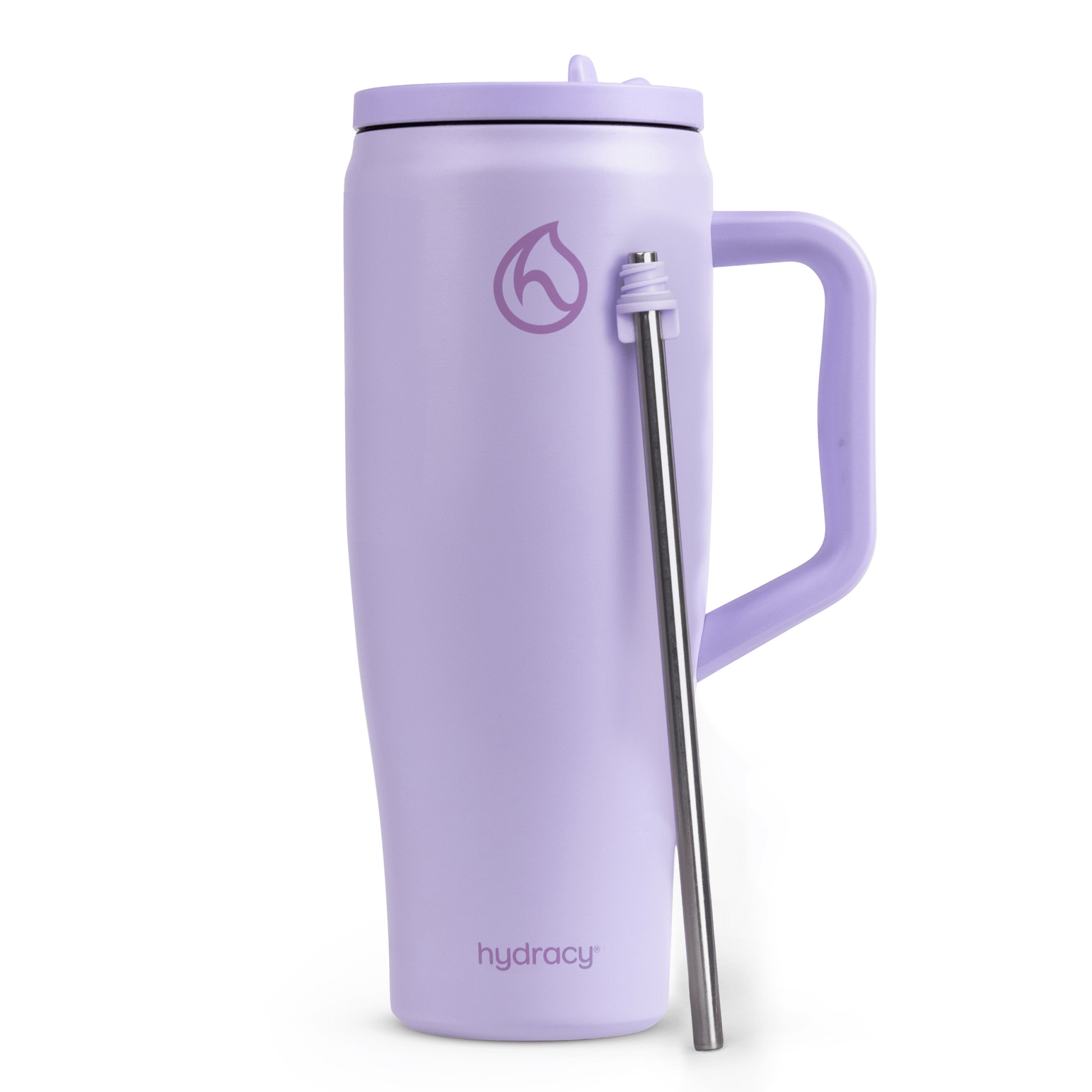 Hydracy Soulmate 40oz Insulated Tumbler with Handle & Straw — IceVault Triple Insulation, BPA-Free, Leakproof Lid, Dishwasher Safe