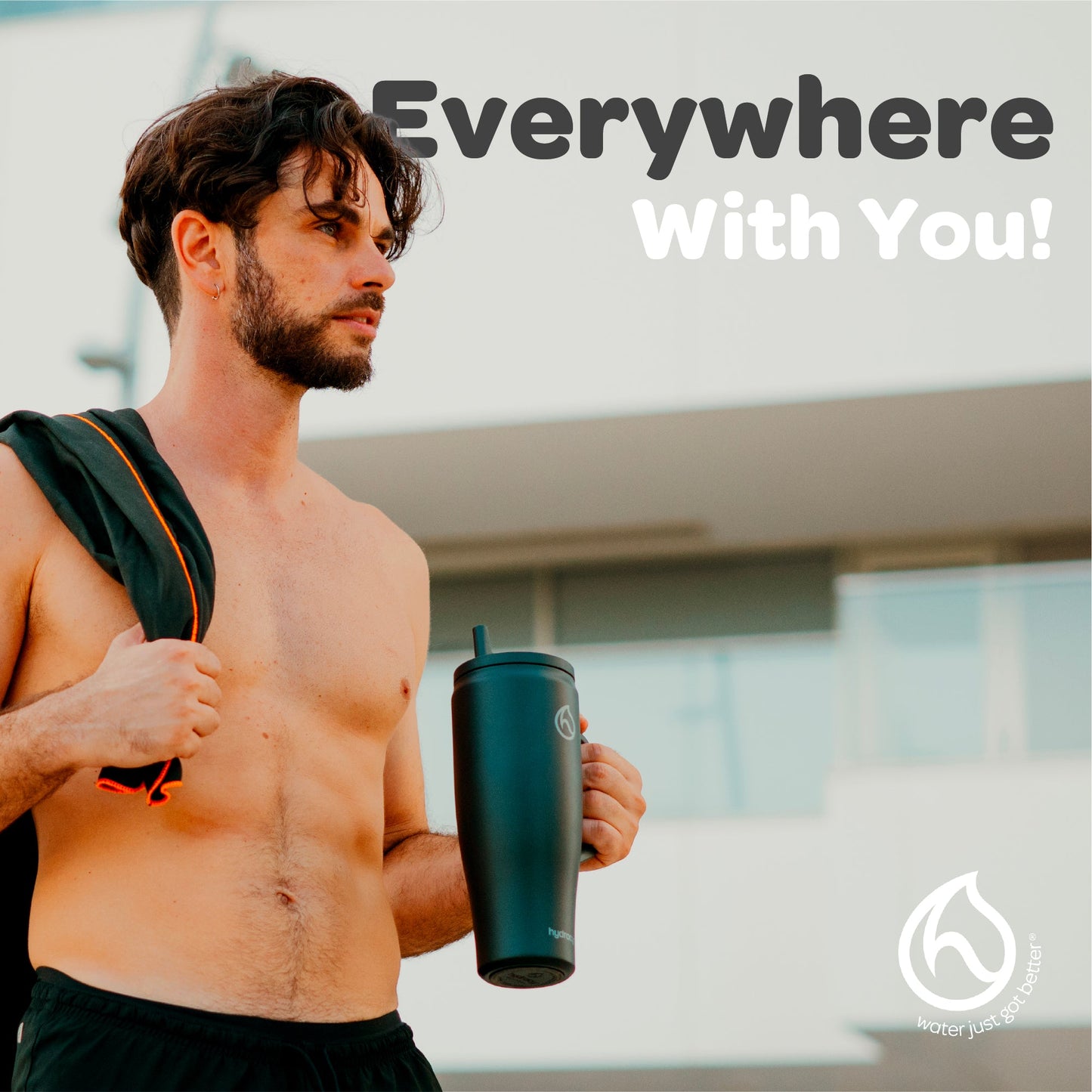 Hydracy Soulmate 40oz Insulated Tumbler with Handle & Straw — IceVault Triple Insulation, BPA-Free, Leakproof Lid, Dishwasher Safe