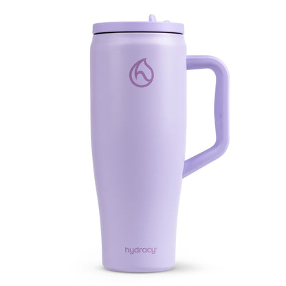 Hydracy Soulmate 40oz Insulated Tumbler with Handle & Straw — IceVault Triple Insulation, BPA-Free, Leakproof Lid, Dishwasher Safe