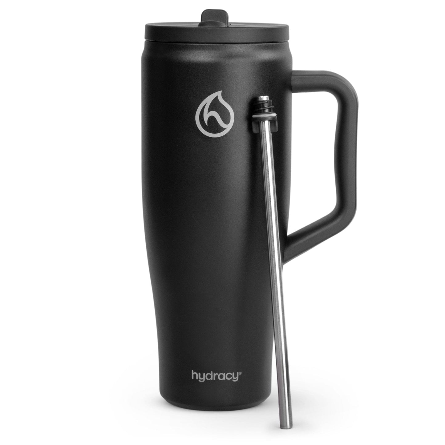 Hydracy Soulmate 40oz Insulated Tumbler with Handle & Straw — IceVault Triple Insulation, BPA-Free, Leakproof Lid, Dishwasher Safe